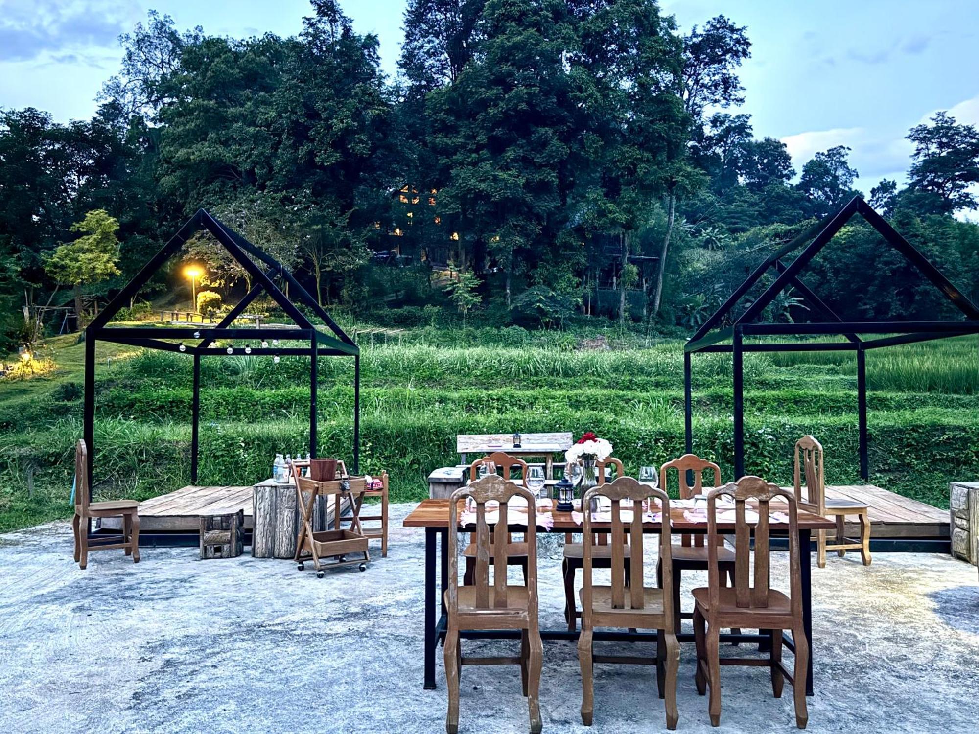 Ban Kaew Mo Ra Glamping & Restaurant Otel Pang Mapha Dış mekan fotoğraf