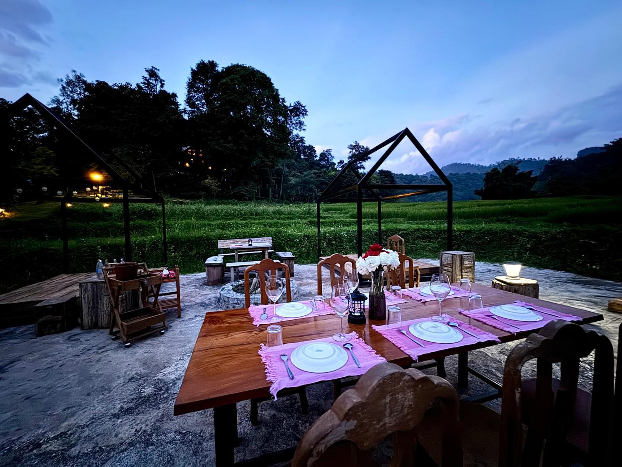 Ban Kaew Mo Ra Glamping & Restaurant Otel Pang Mapha Dış mekan fotoğraf